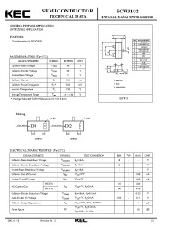 Datasheet BCW31 manufacturer KEC